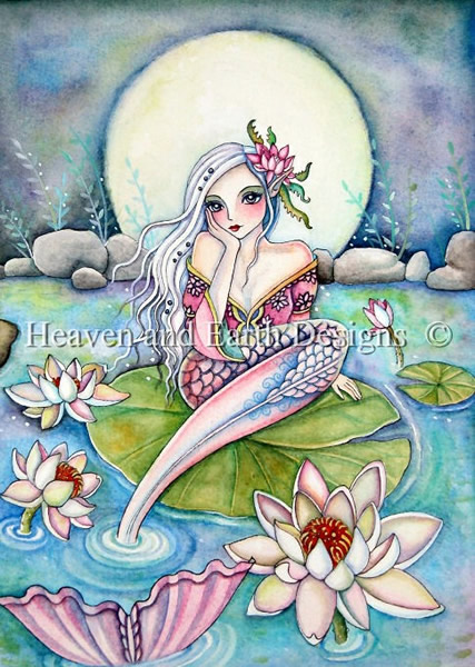 Water Lily Mermaid - Click Image to Close